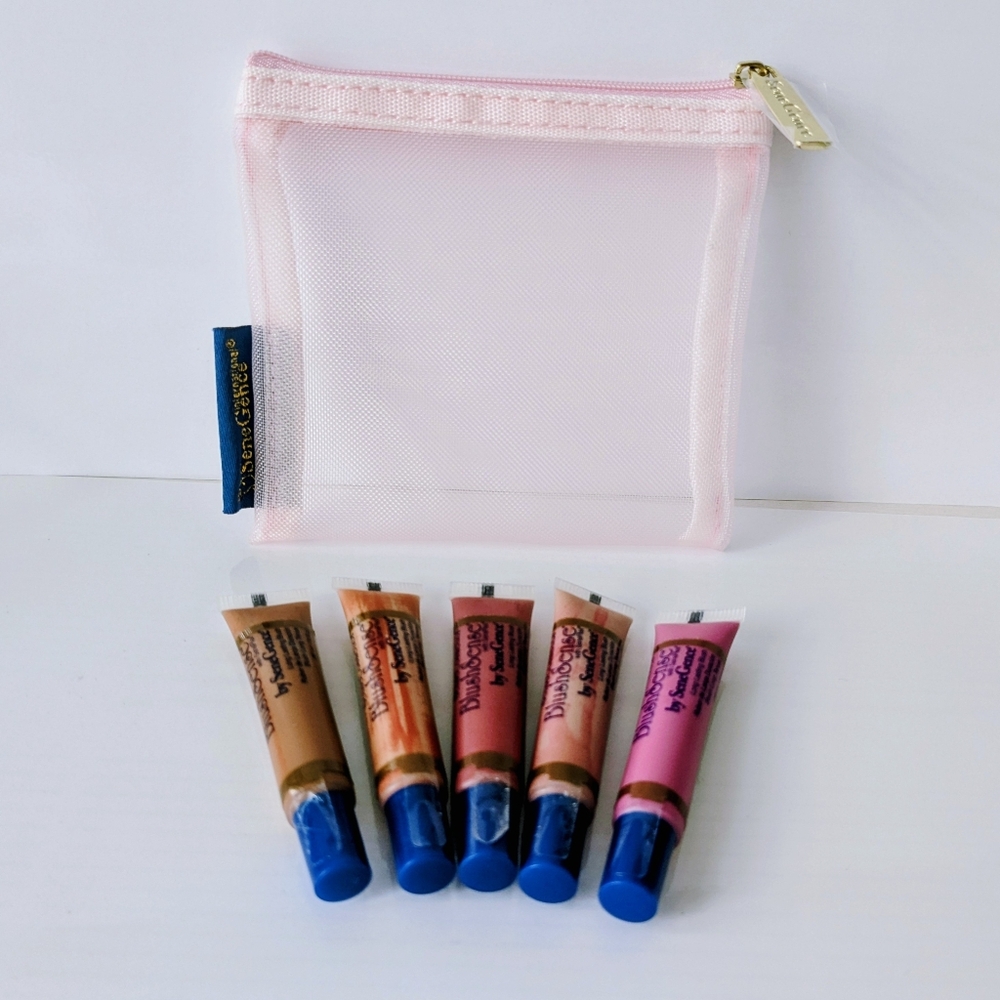 SeneGence Blushsense Cream Blush Set Of Five Plus Pink Mesh Bag